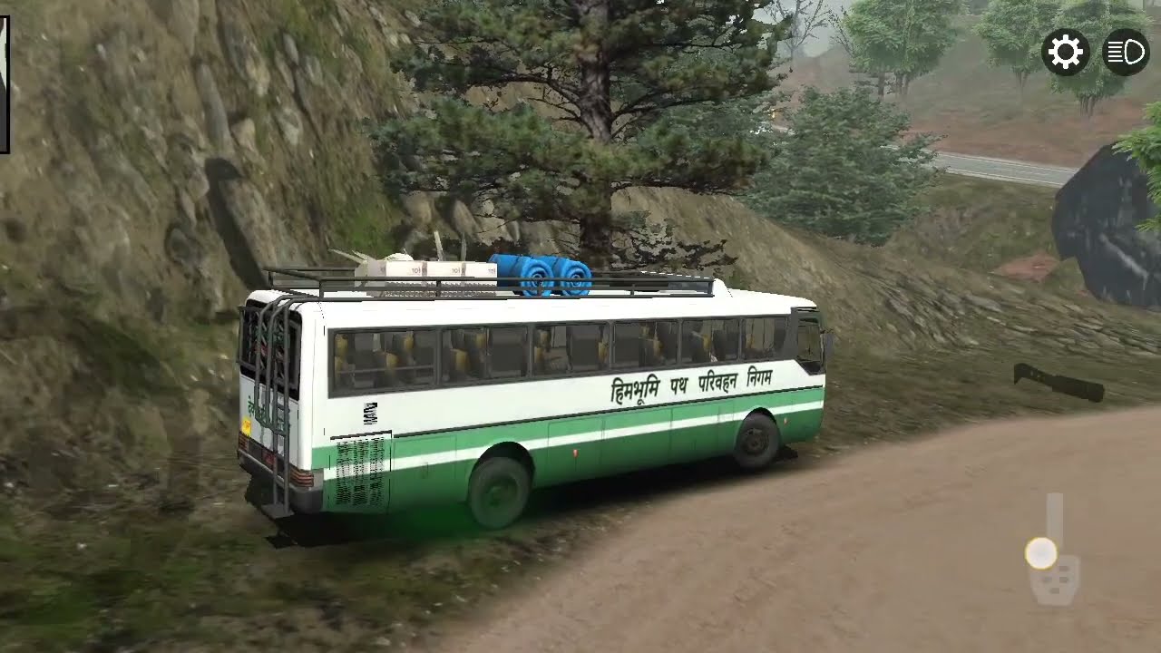 Mountain Bus Driving Simulator || Dangerous Bus Driving on Death Road Game