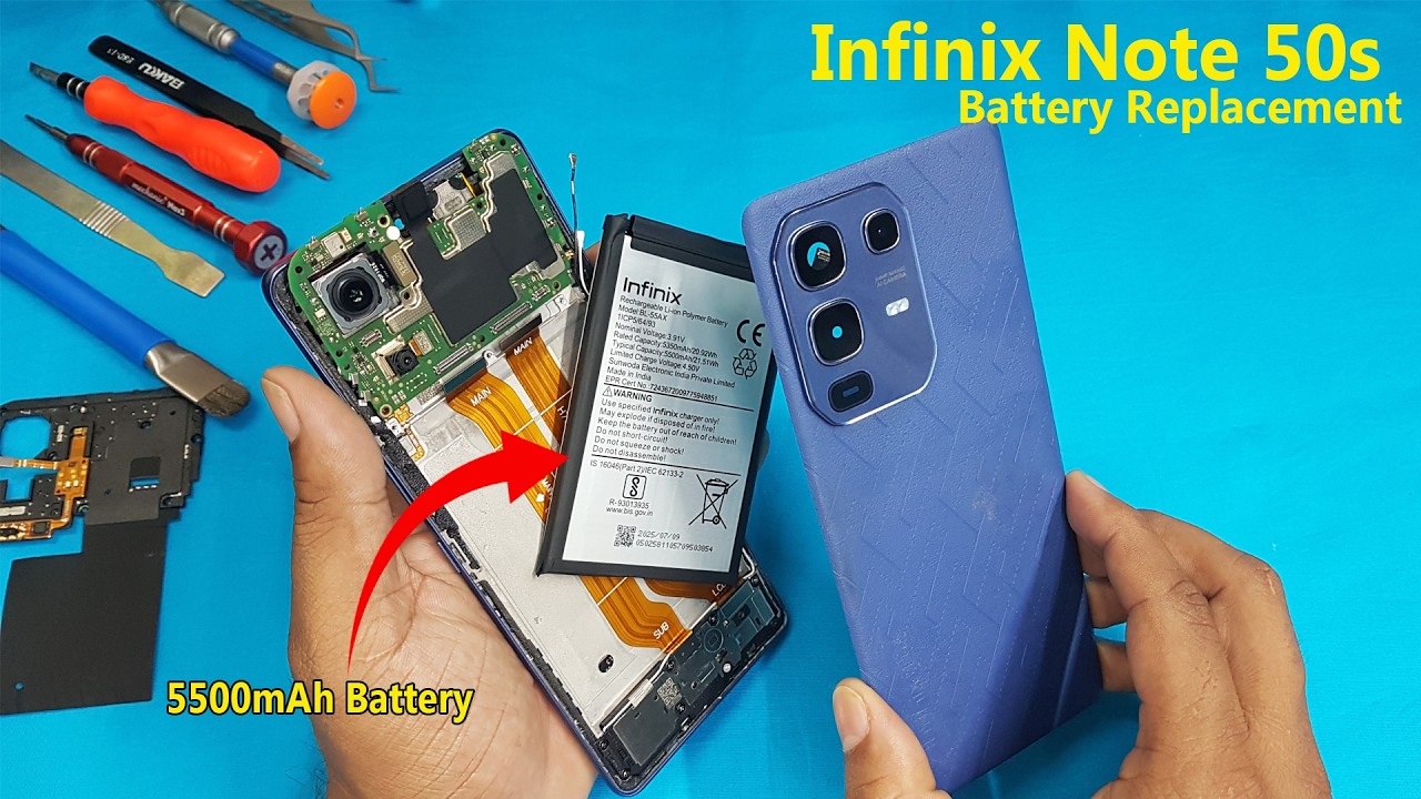 Infinix Note 50s Battery Replacement | How to Change Infinix Note 50s Battery