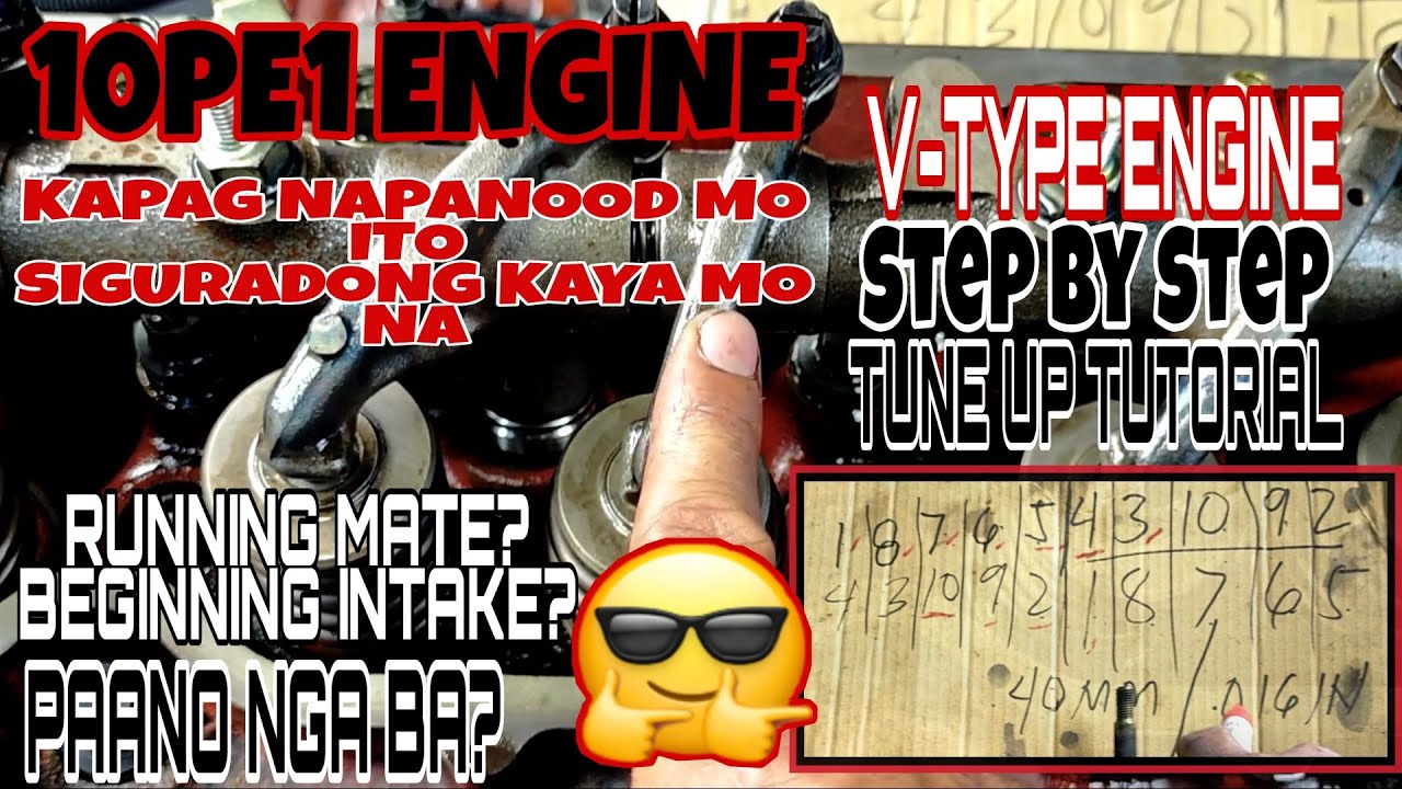 10PE1 ENGINE || TUNE UP STEP BY STEP || TUTORIAL