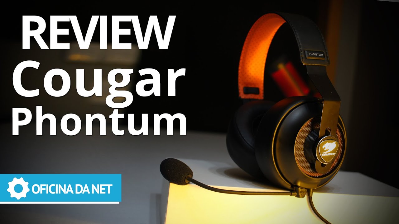 Cougar Phontum é o MELHOR headset até R$ 300! - REVIEW