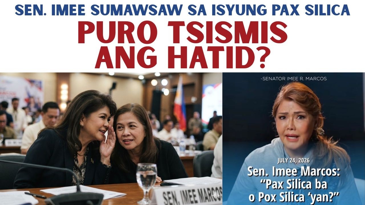 SEN. IMEE, NAKIKISAWSAW SA PAX SILICA