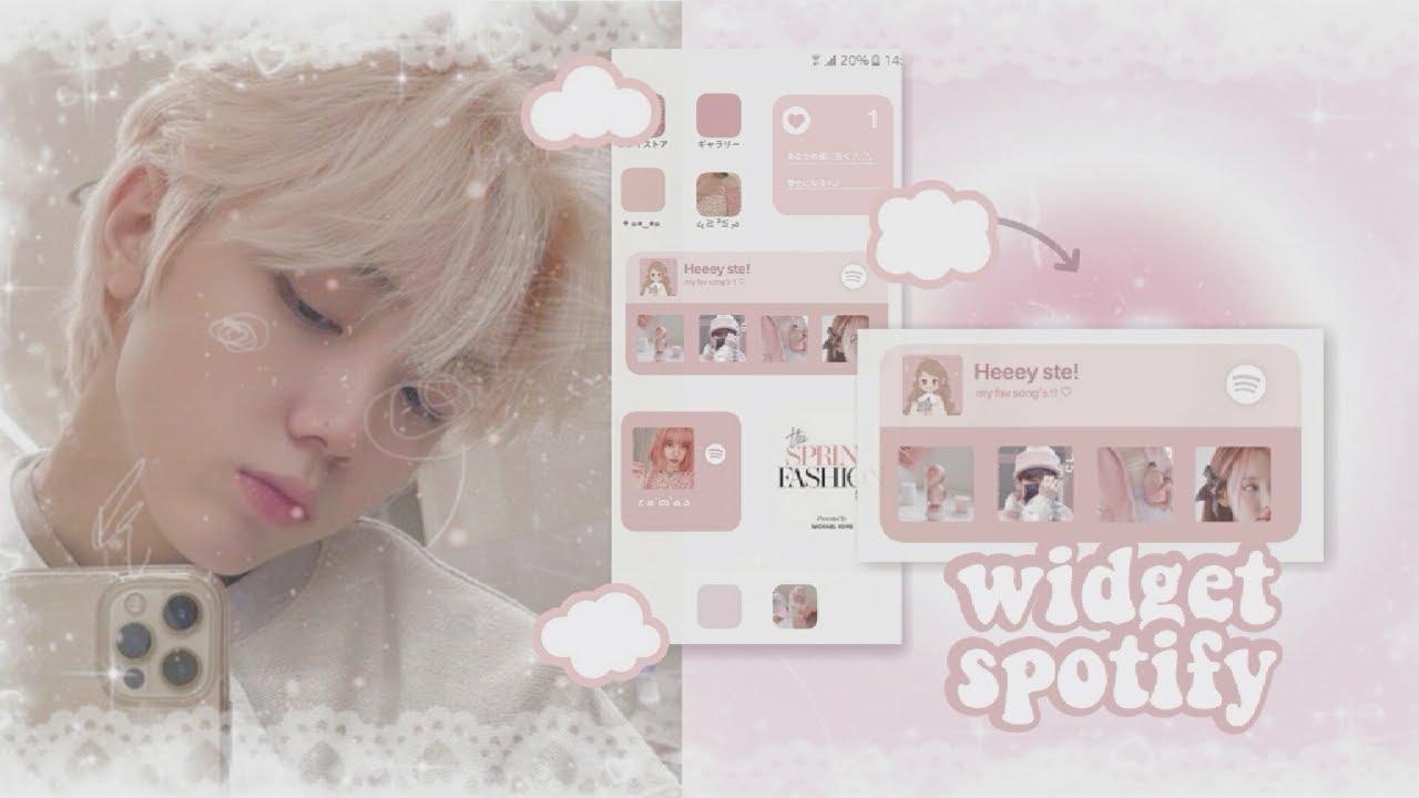 [🌸🥛] Como criar a widget de spotify no widgetopia / How to create the spotify widget in widgetopia