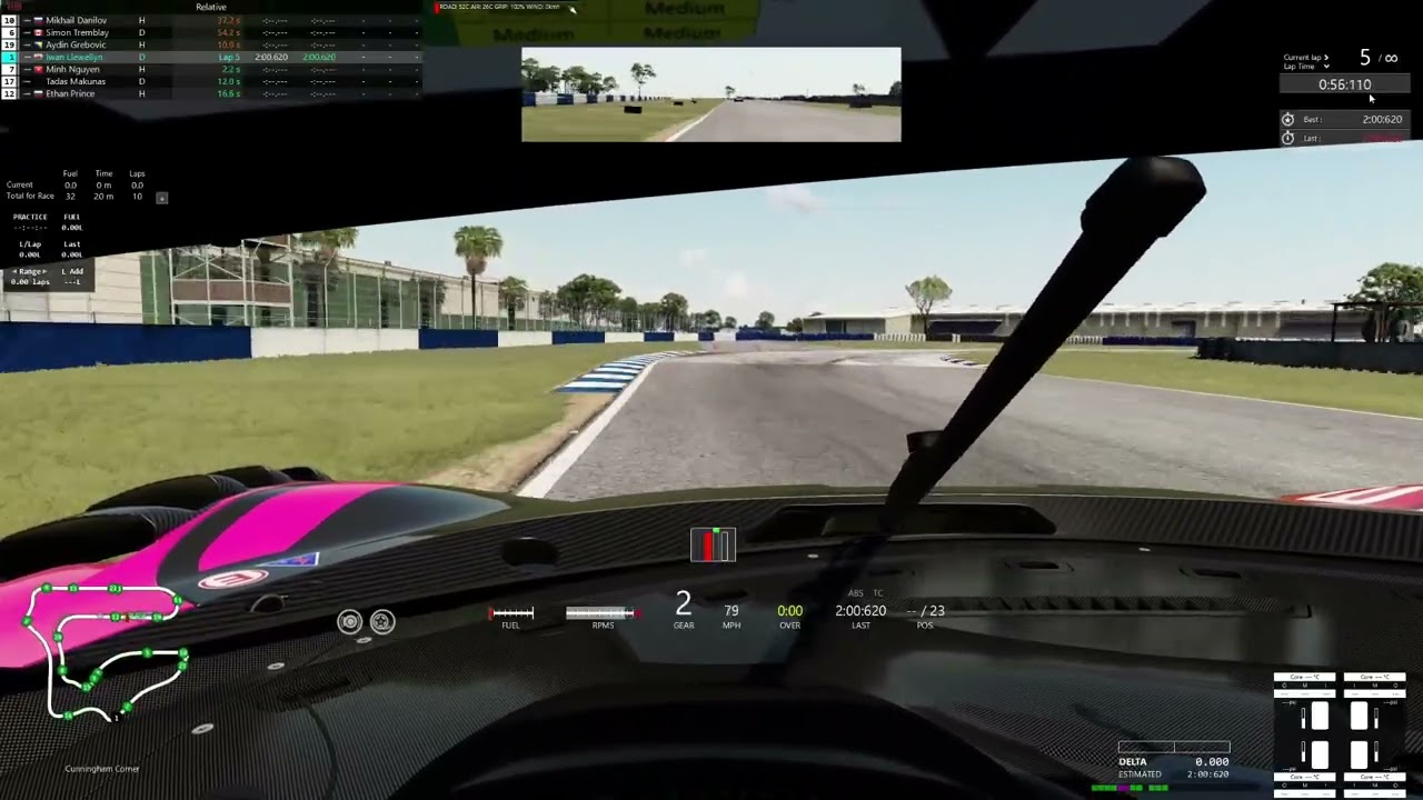 Sebring GT3 Pole