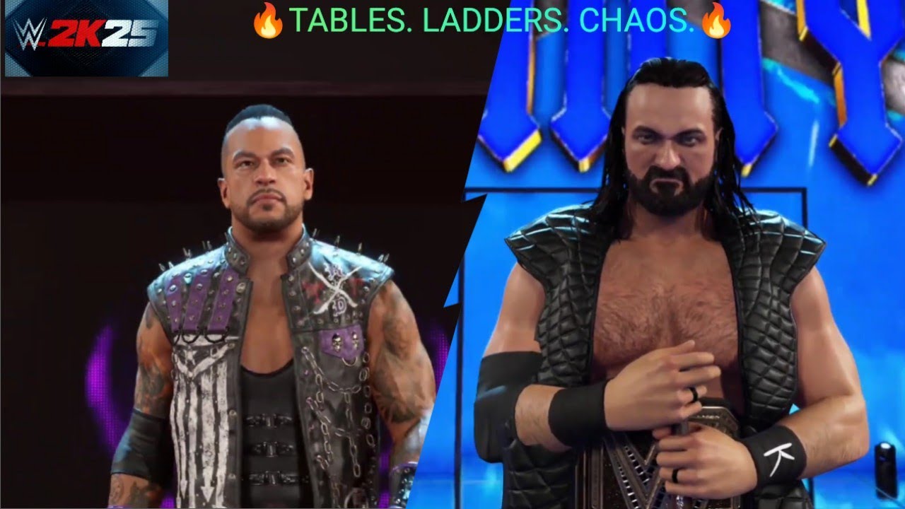Damian Priest vs Drew McIntyre – BRUTAL TLC WAR | WWE 2K25 Full Match