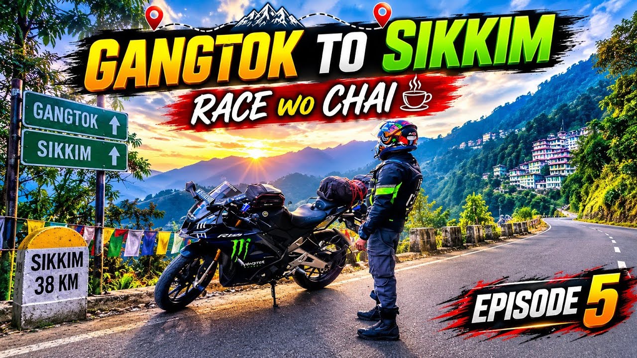 Gangtok to Sikkim | Gangtok to Lachung | Episode-5 | Kolkata to Sikkim by bike