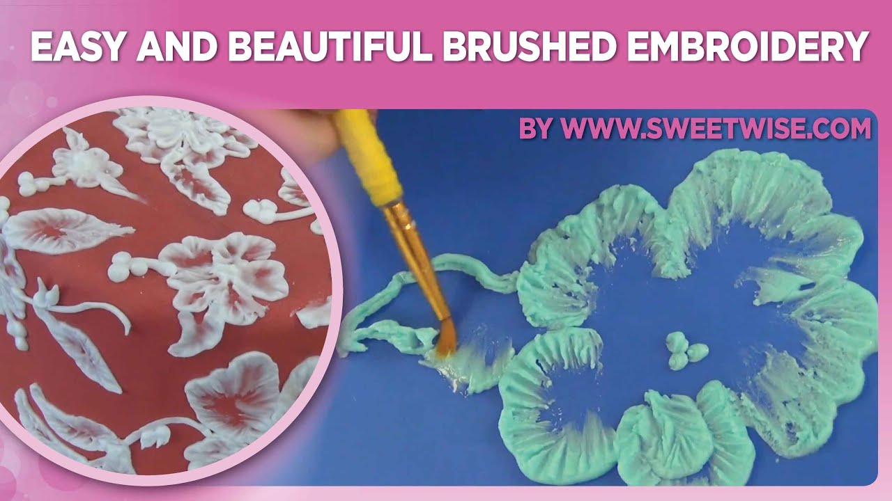 Easy and Beautiful Brushed Embroidery by www.SweetWise.com