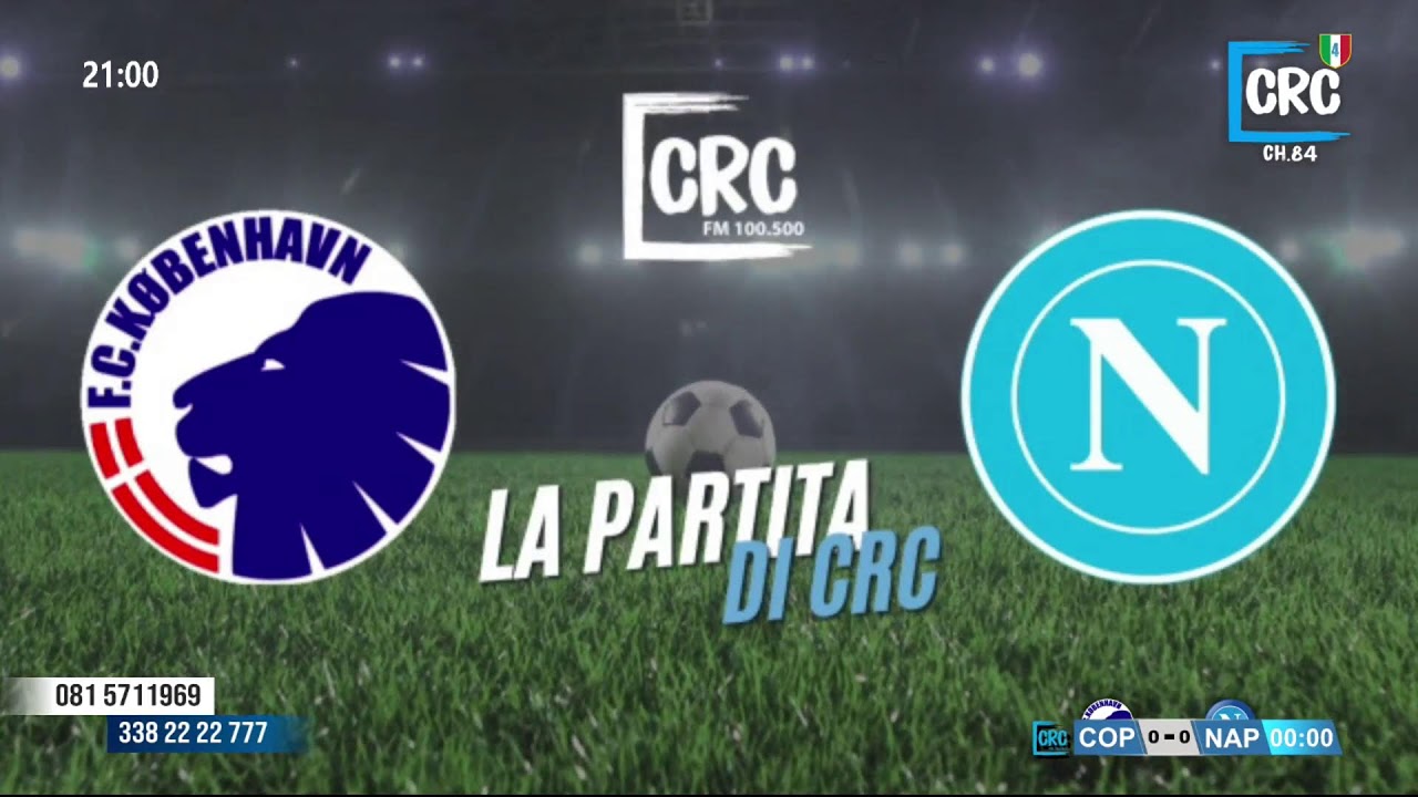 LIVE:LA PARTITA DI CRC COPENAGHEN-NAPOLI 20/01/26
