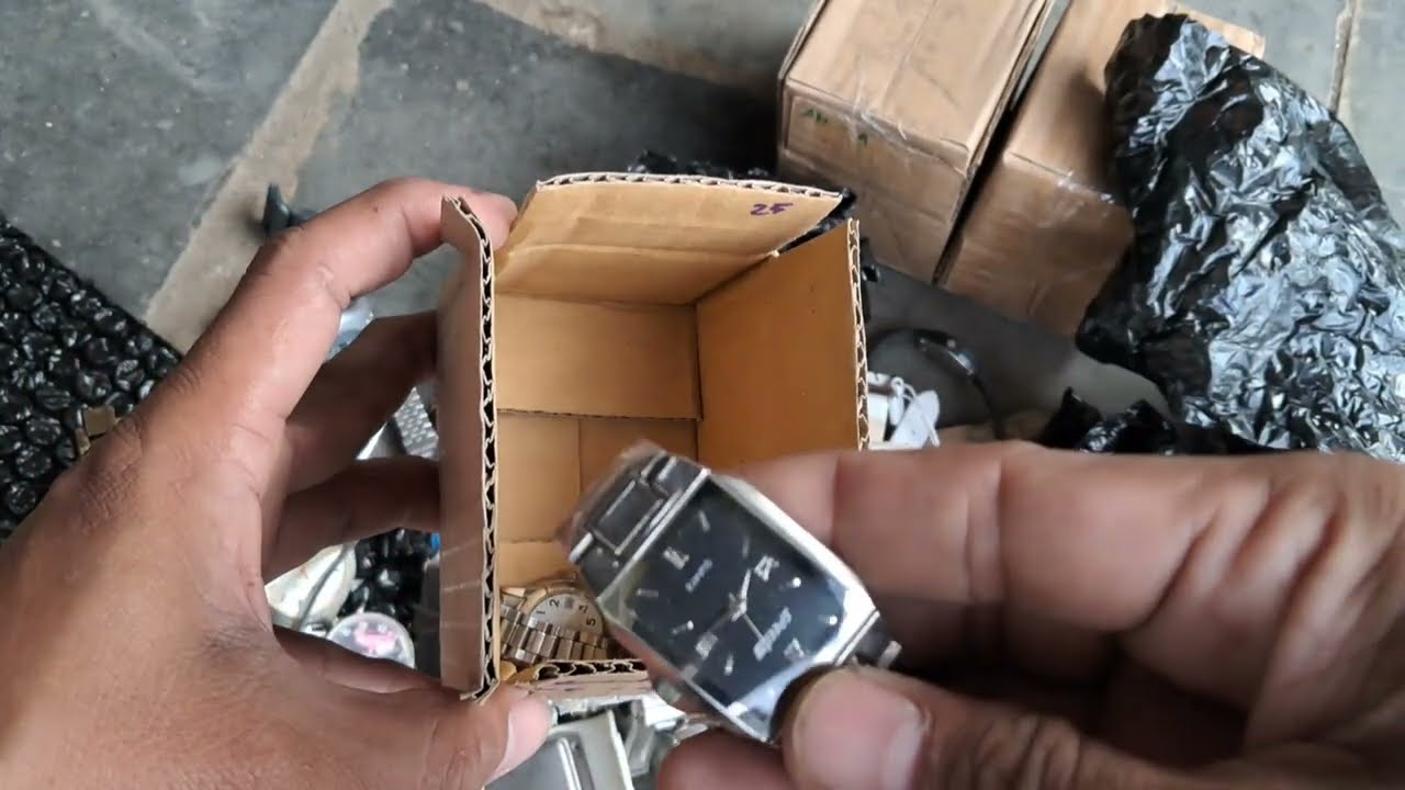 Unboxing paket Jam tangan dari asahi secondary