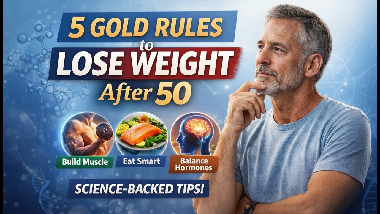 “5 Golden Rules to Lose Weight Safely After 60 | Fat Loss & Healthy Aging”