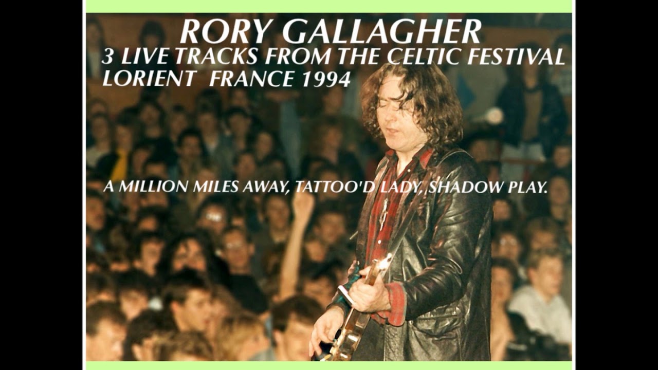 RORY GALLAGHER...3 LIVE TRACKS FRANCE 1994