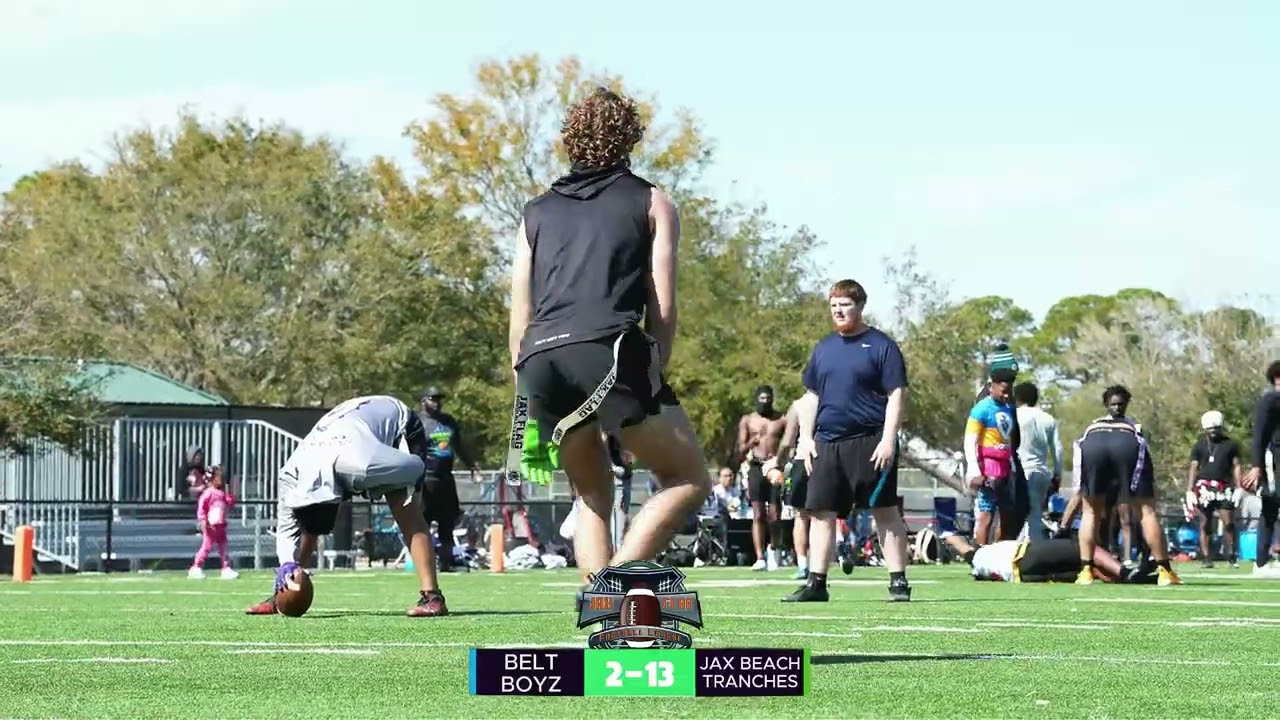 WEEK 5 JAX FLAG FOOTBALL LEAGUE SEASON 61: JAX BEACH TRANCHES vs BELT BOYZ