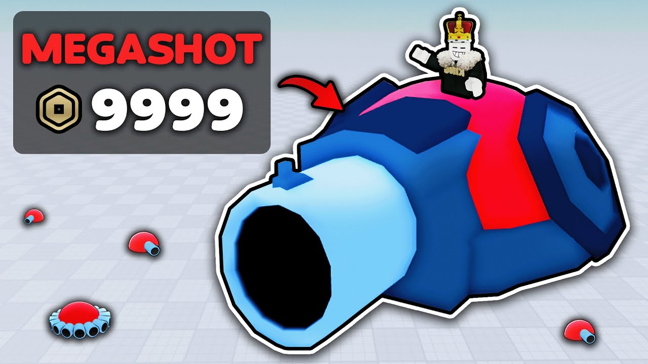 Разблокировка MEGASHOT в Roblox TANK GAME...