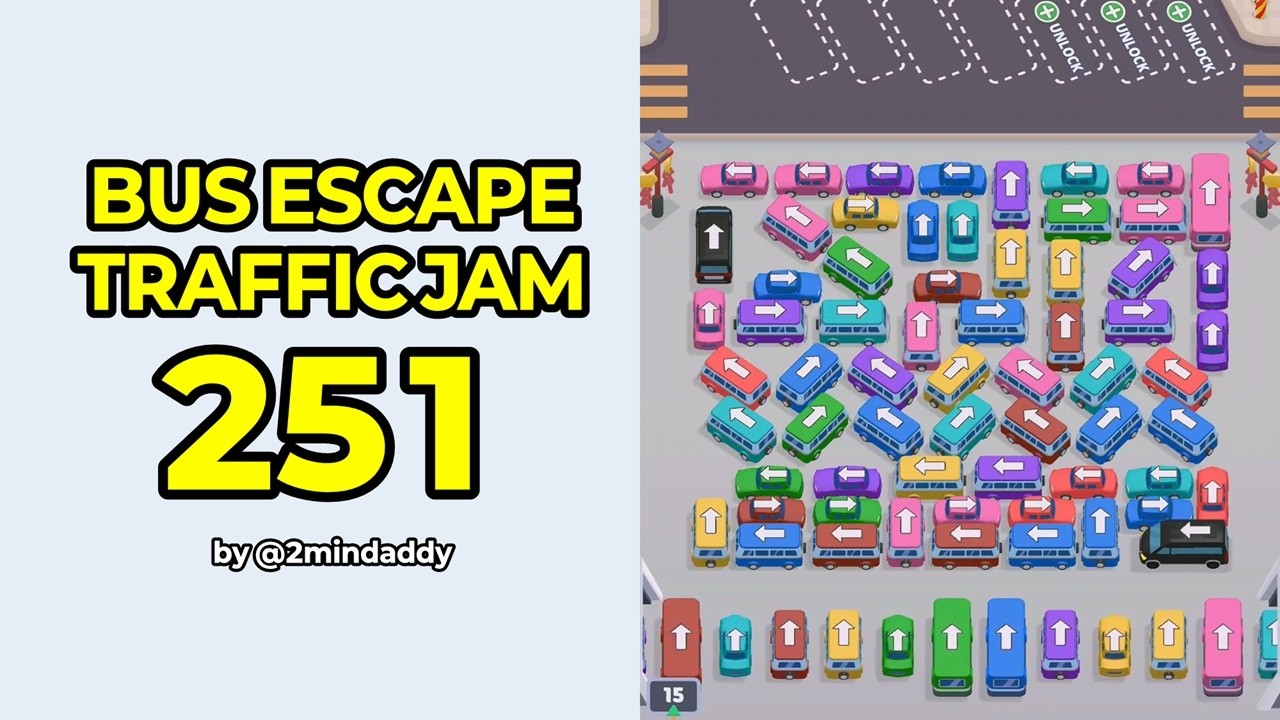 Bus Escape Traffic Jam Level 251 Solution and Walkthrough