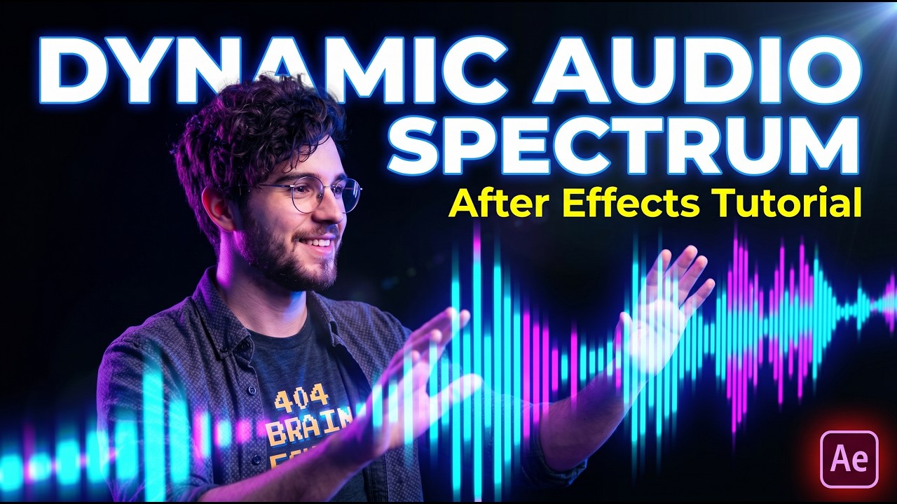 Как сделать реакцию музыки в After Effects! (Туториал по Audio Spectrum)