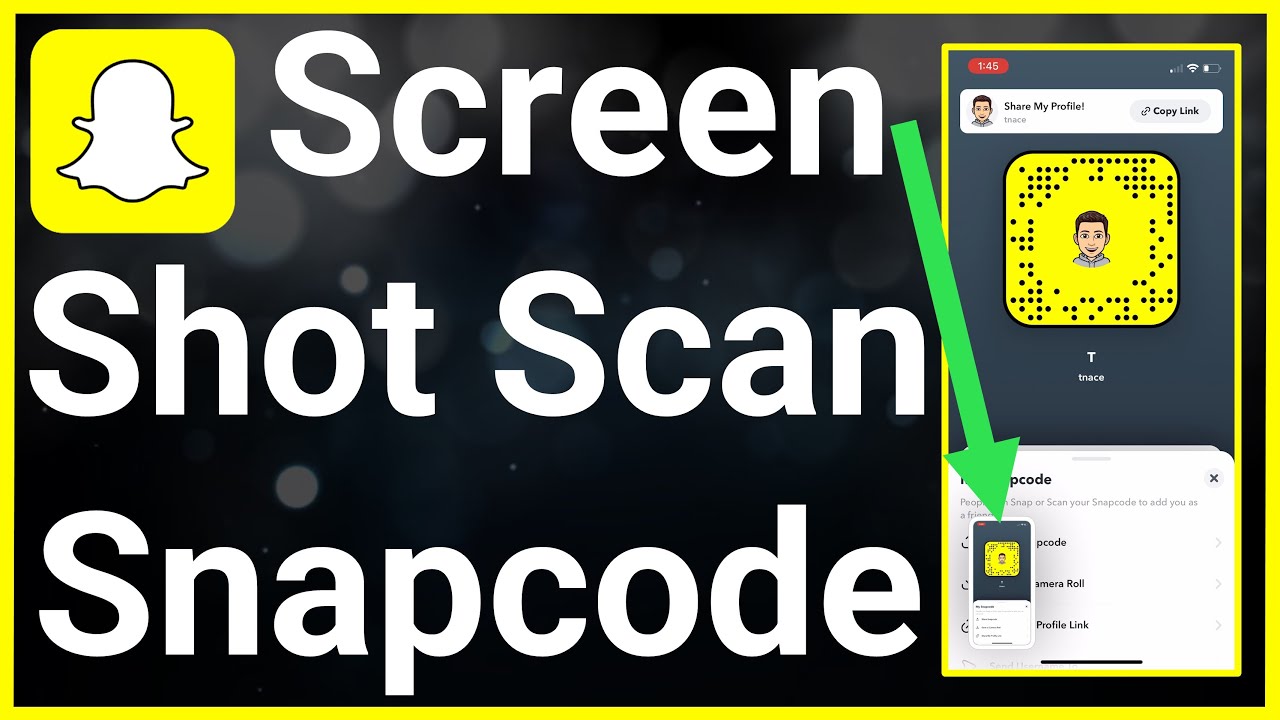 How To Scan Snapcode From Screenshot