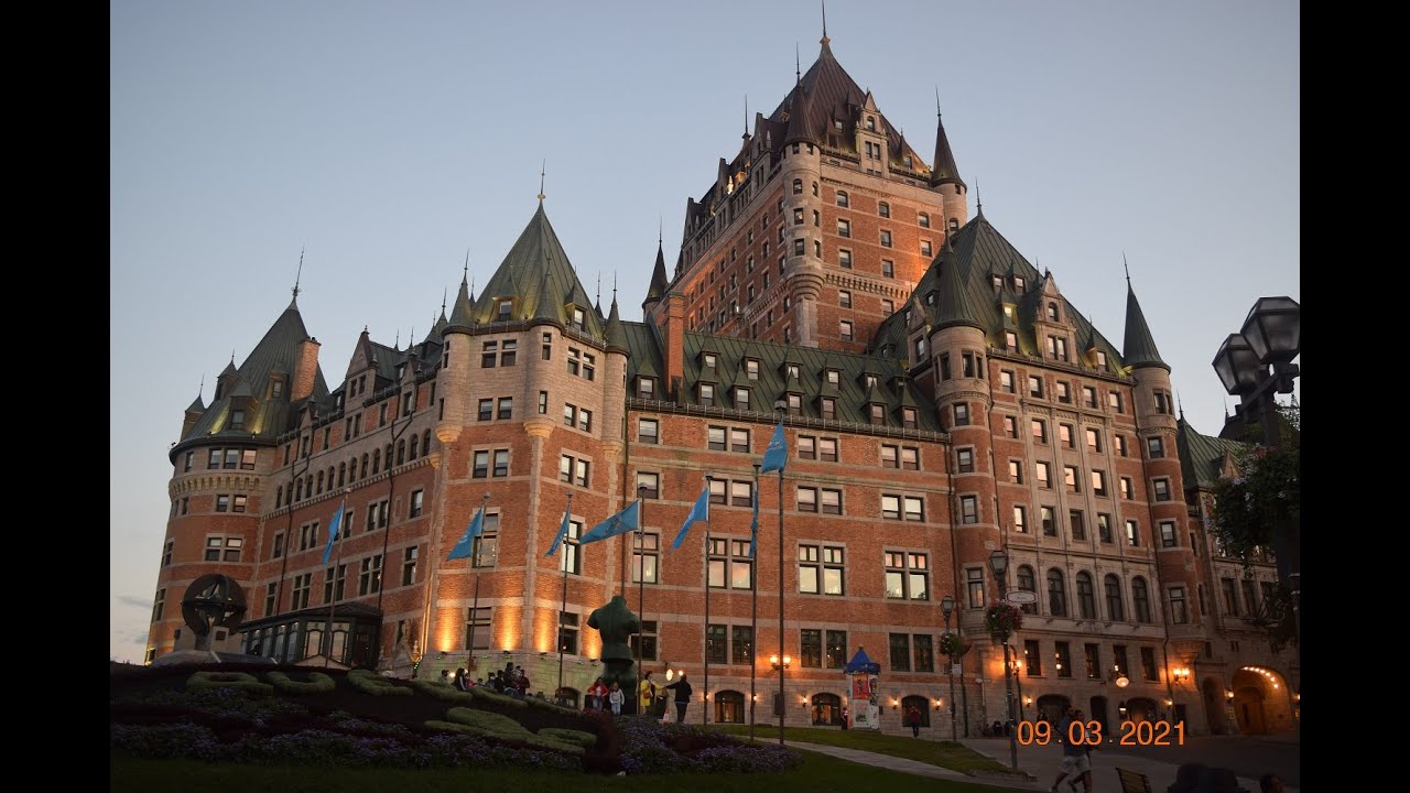 Views of Old Historic Quebec City in Canada