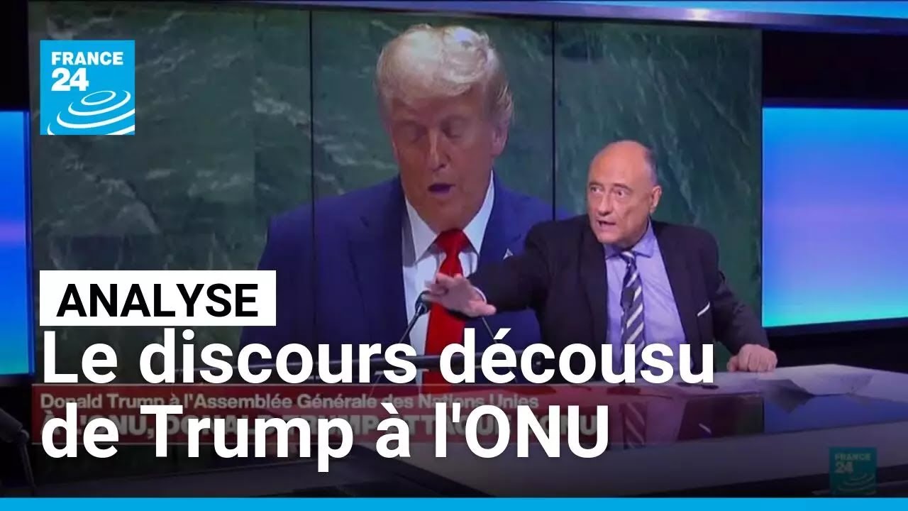Escalier mécanique, climat, immigration... Le discours décousu de Donald Trump à l'ONU