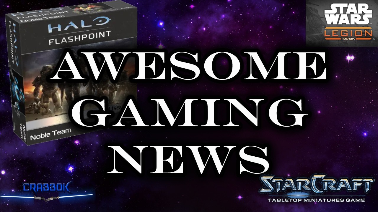 Awesome Gaming News Episode 13: Halo Flashpoint : Noble Team, Starcraft Preorders, and More!