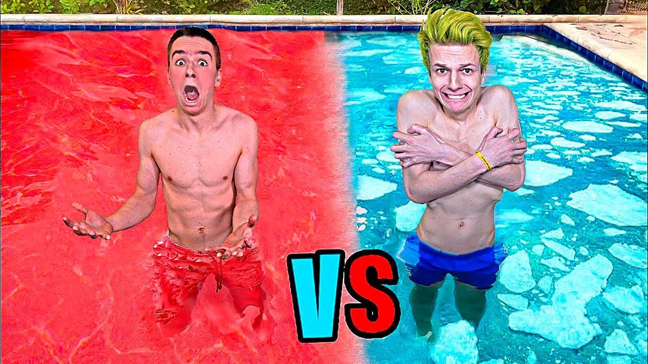 Défi Piscine CHAUDE vs FROIDE **partie 4**