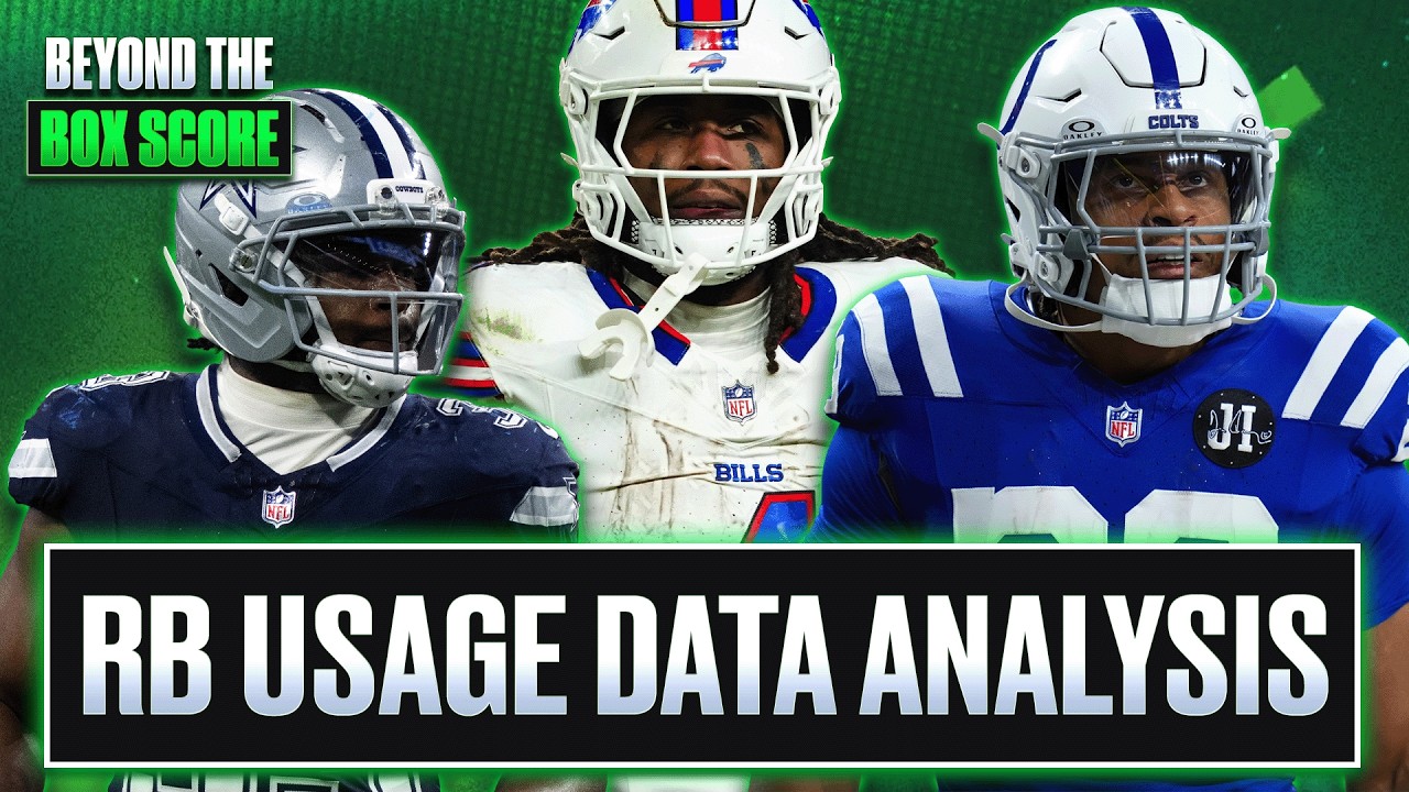 9 true bell-cow RBs remain I Fantasy Football RB Usage Data Deep Dive