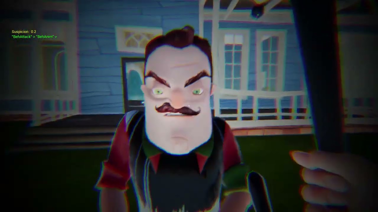 Hello Neighbor День Ночь (мой первый мод на Привет Сосед) Ютуб Тест №1