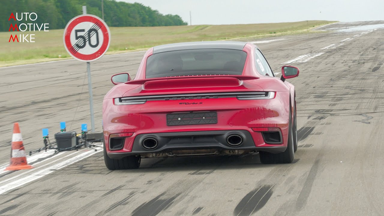 820HP Porsche 992 Turbo S 0-300 KM/H Accelerations!