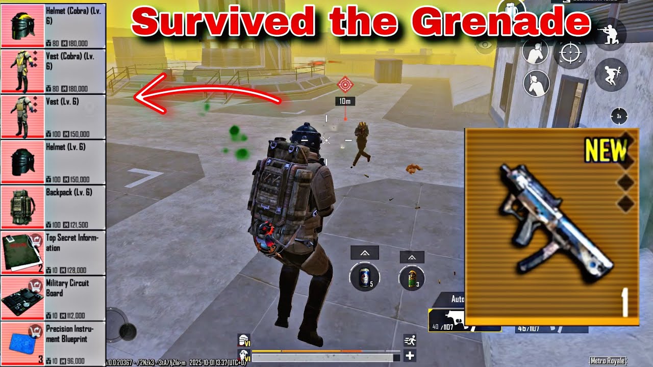 Grenade Missed, Molotov Didn’t—Epic Fail Moment! Metro Royale Pubg