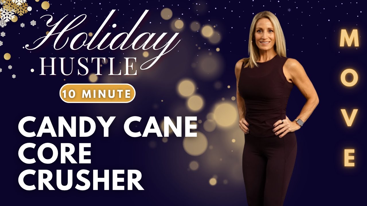 10 Minute Candy Cane Core Crusher | Holiday Hustle Challenge | December 3