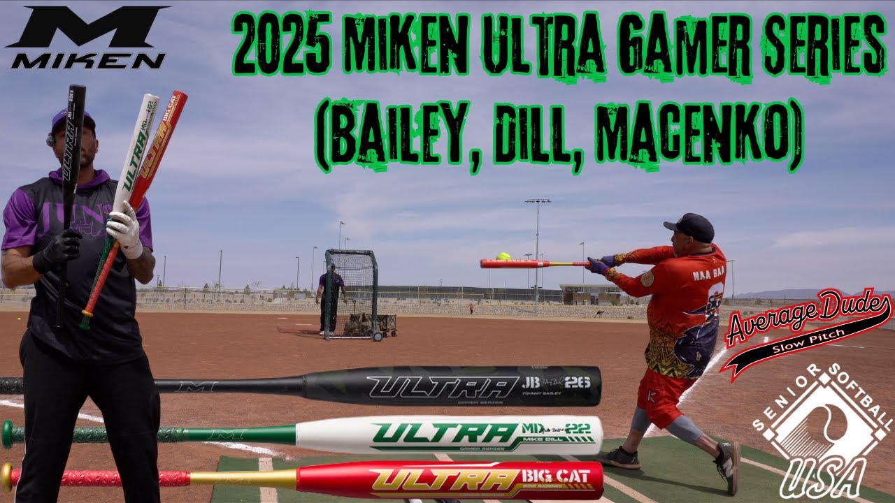 2025 Miken Ultra Gamer Series | Bailey, Dill, Macenko | SSUSA Slowpitch Bat Review