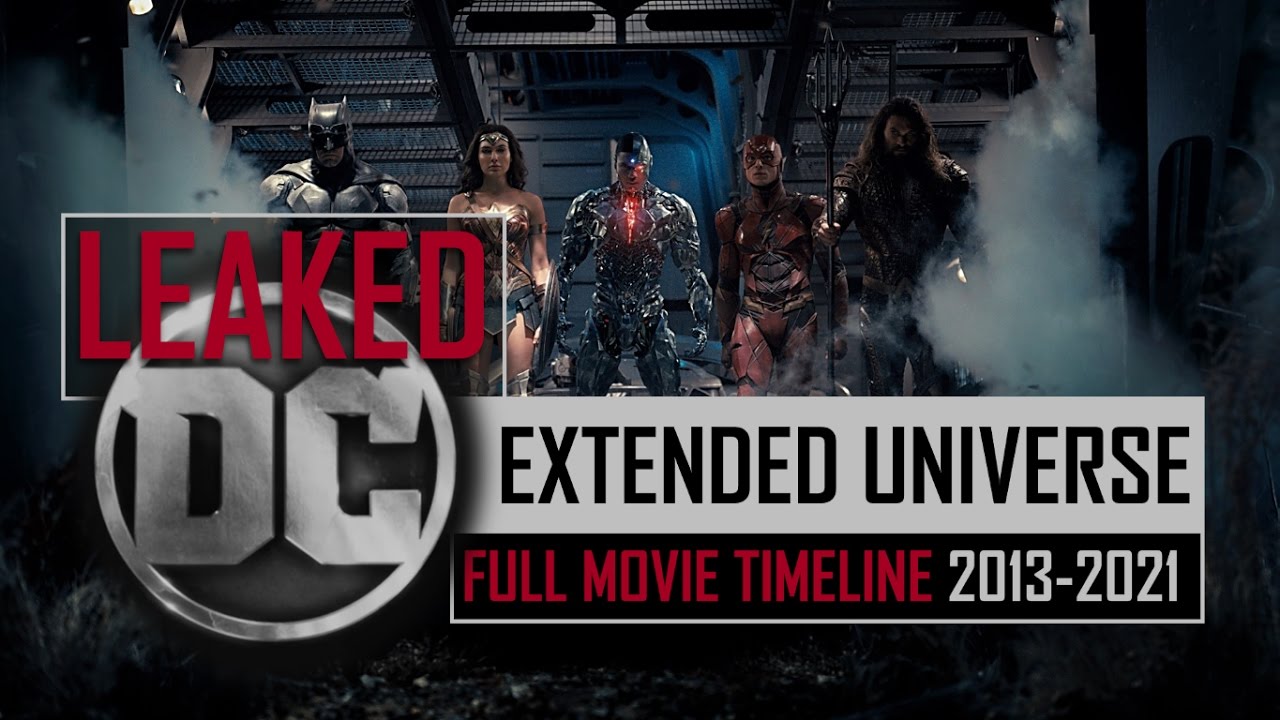 DCEU - NEW Movie Timeline (LEAKED)