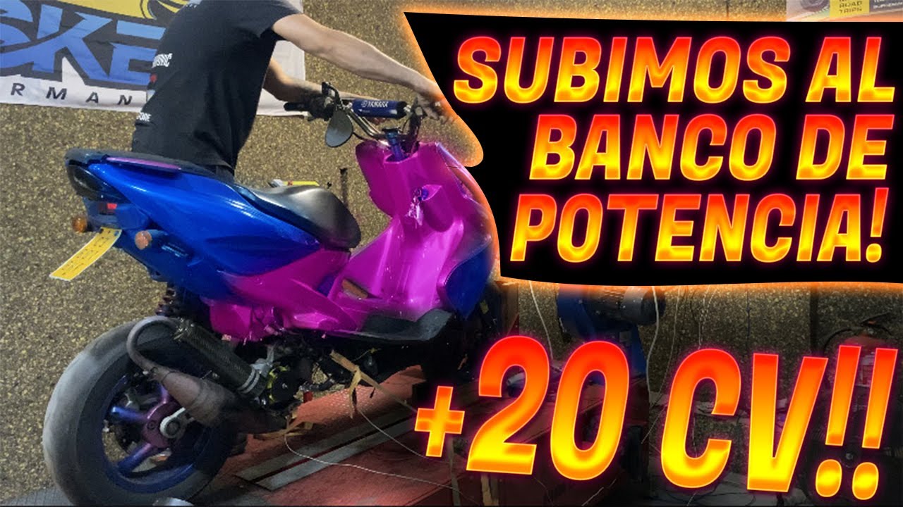 ¡SUBIMOS AL BANCO DE POTENCIA EL EVO3! ¡¡+20 CV!! || Yamaha Aerox Polini Evolution 3