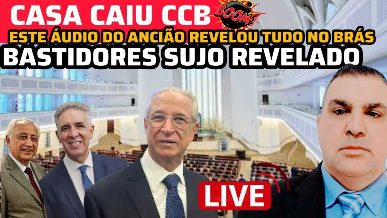 OS BASTIDORES DOS ANCIÃES MINISTERIO REVELADO, ASSUSTARDOR, ANCIÃES PERDERAM A VERGONHA. #hinosccb