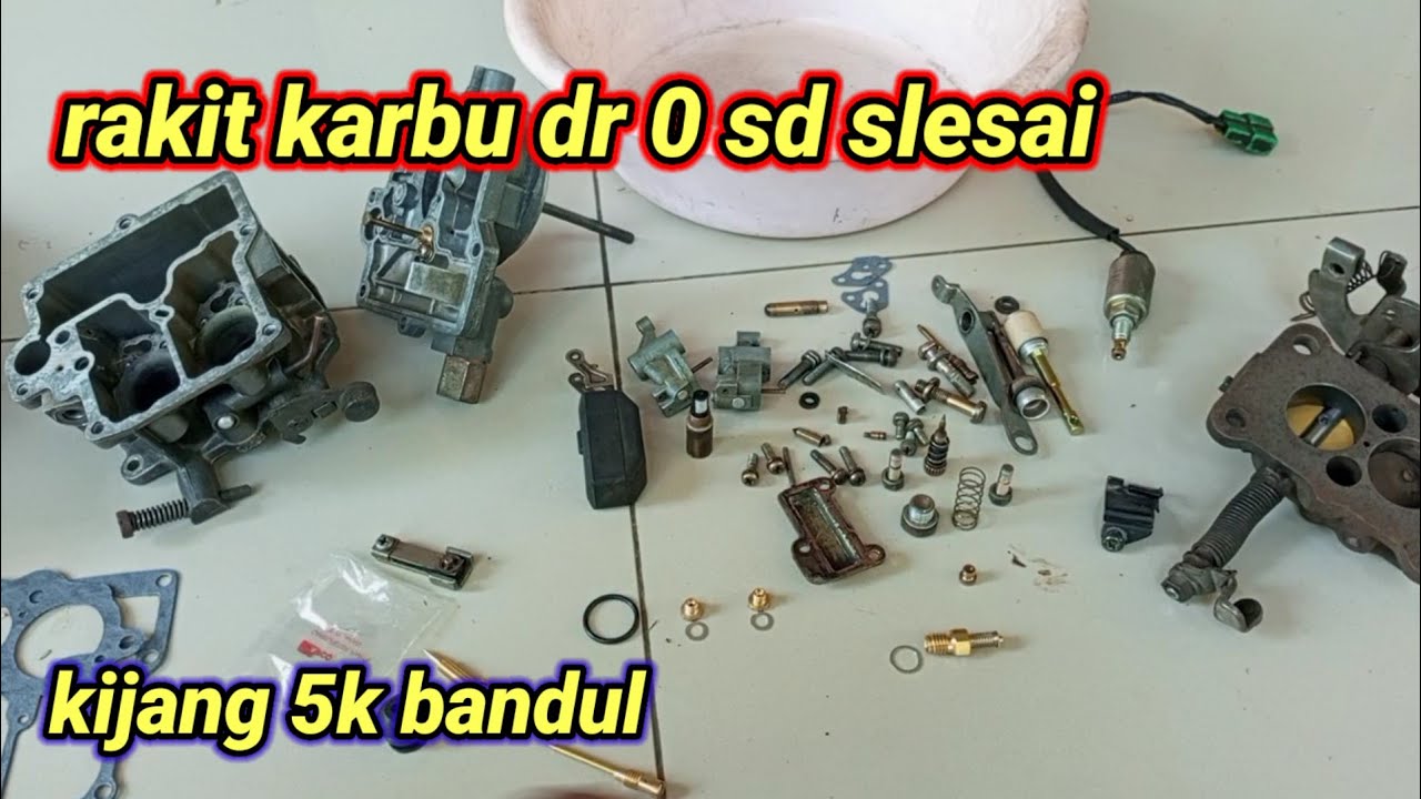 rakit karburator kijang 5k