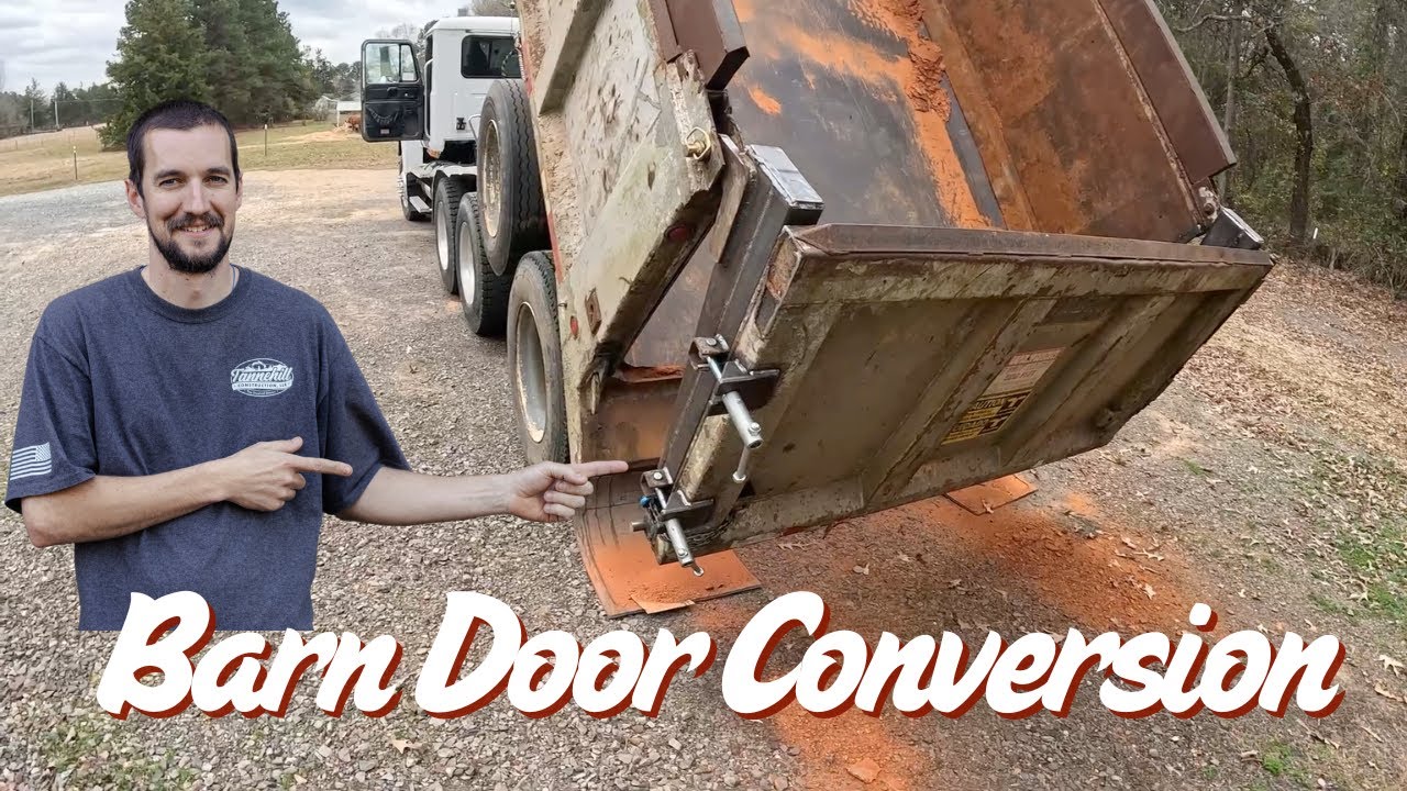 HOW TO BUILD A BARN DOOR FOR AN END DUMP TRAILER