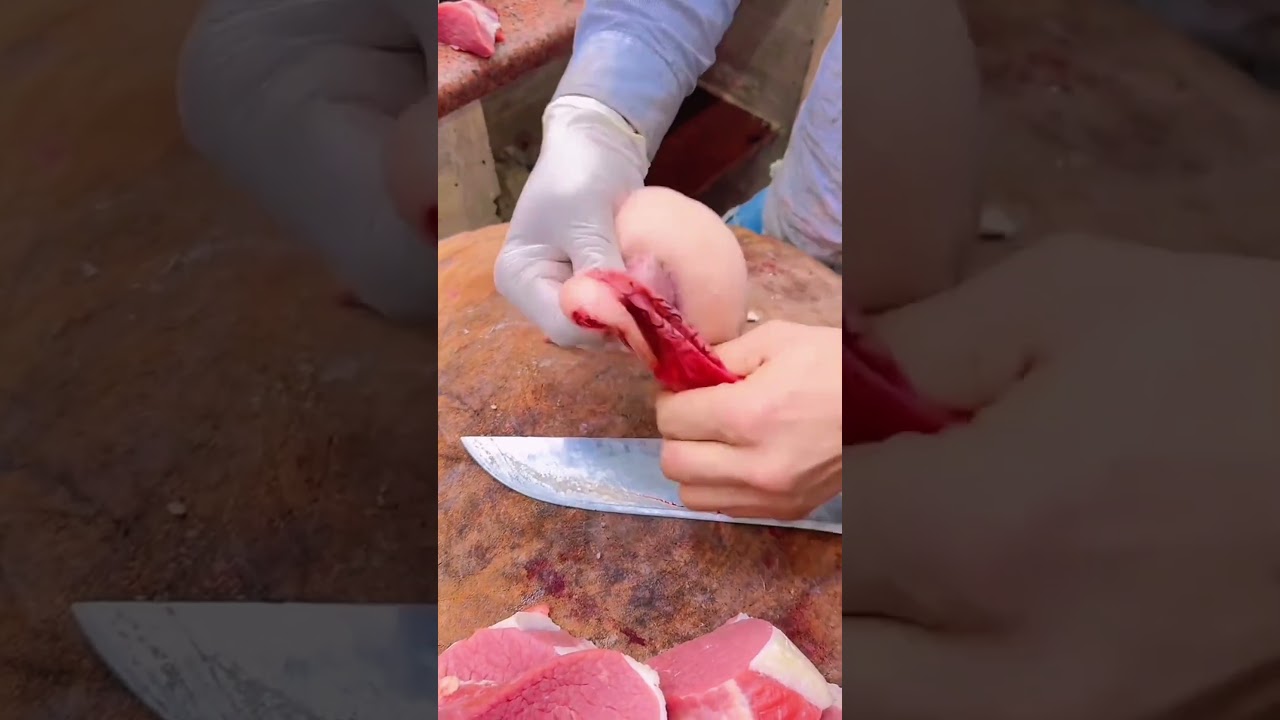 How To Cut Beef Testicle - Professional Cutting