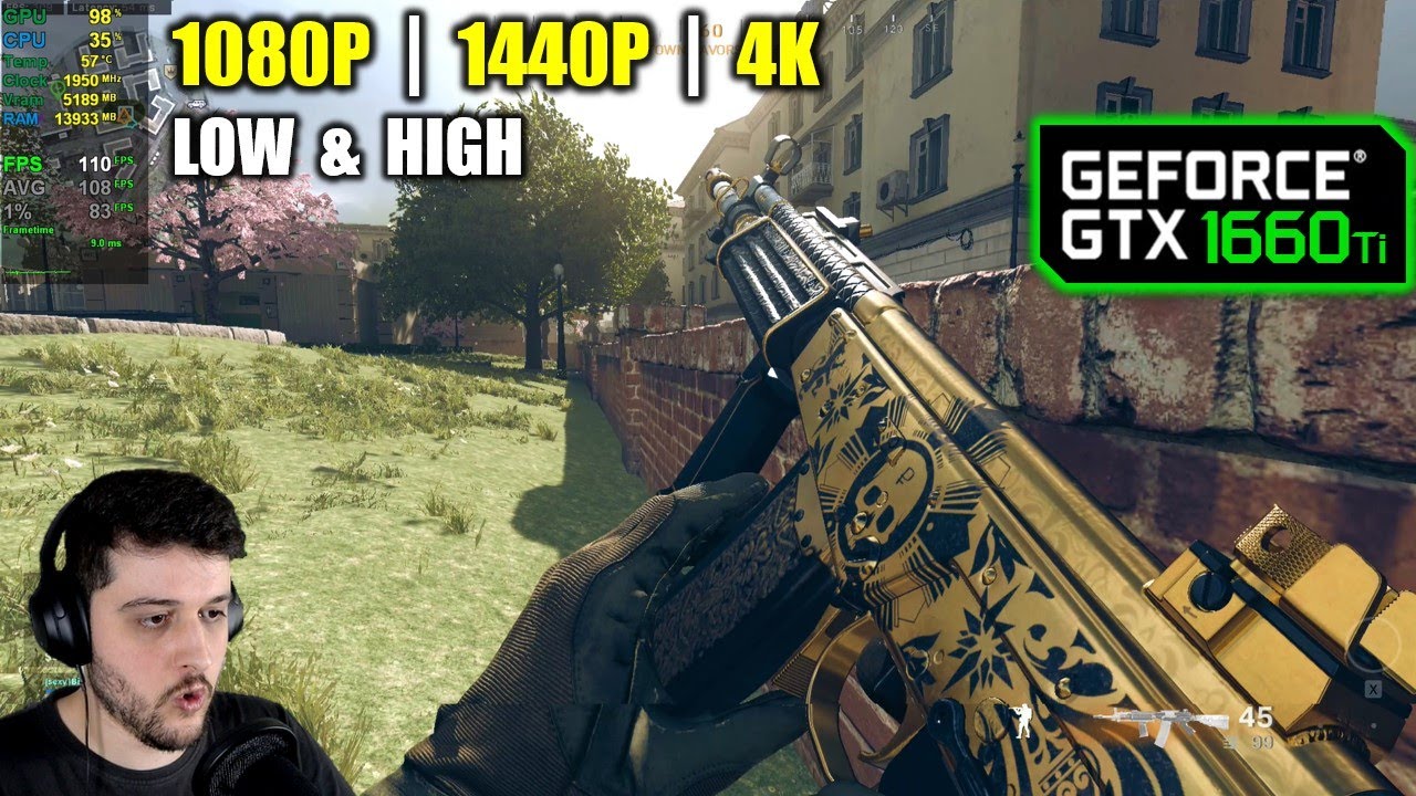 GTX 1660 Ti | COD Warzone S3 - 1080p, 1440p, 4K - Low & Ultra