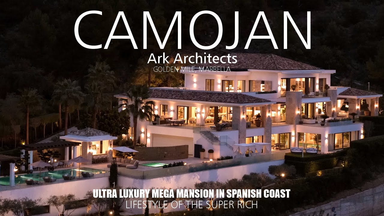 Villa Camojan by ARK ARCHITECTS. Inside a luxurious MEGA MANSION in Spanish Coast