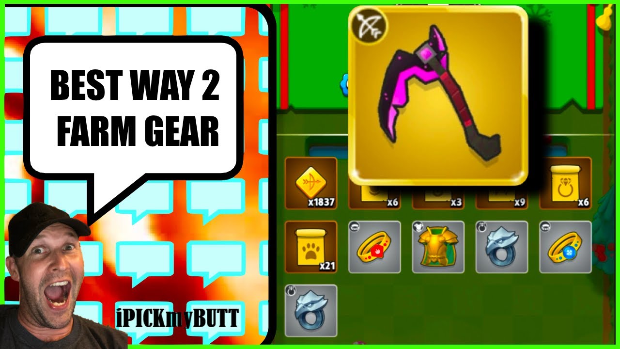 Archero BEST way to FARM GEAR and get it to LEGENDARY!?!