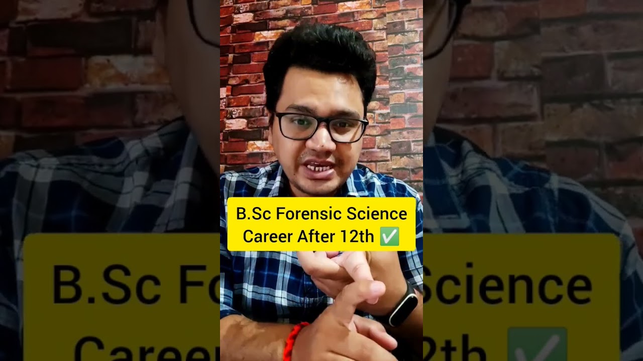 BSc Forensic Science Benefits in Hindi 🤑🤑 | Forensic Science Career after 12th 🔥🔥 | #shorts