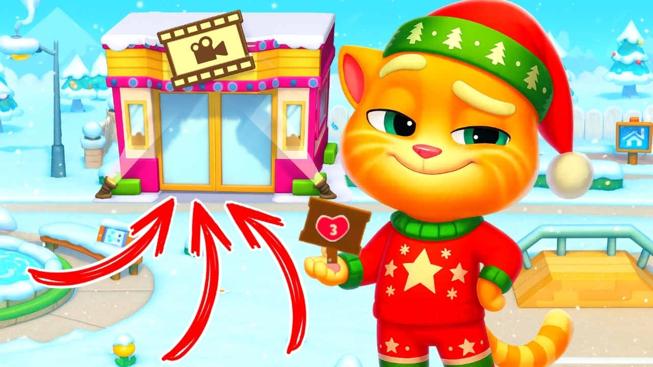 My Talking Tom Friends 2 New Update | New Location Cinema 🎬🎬🎬