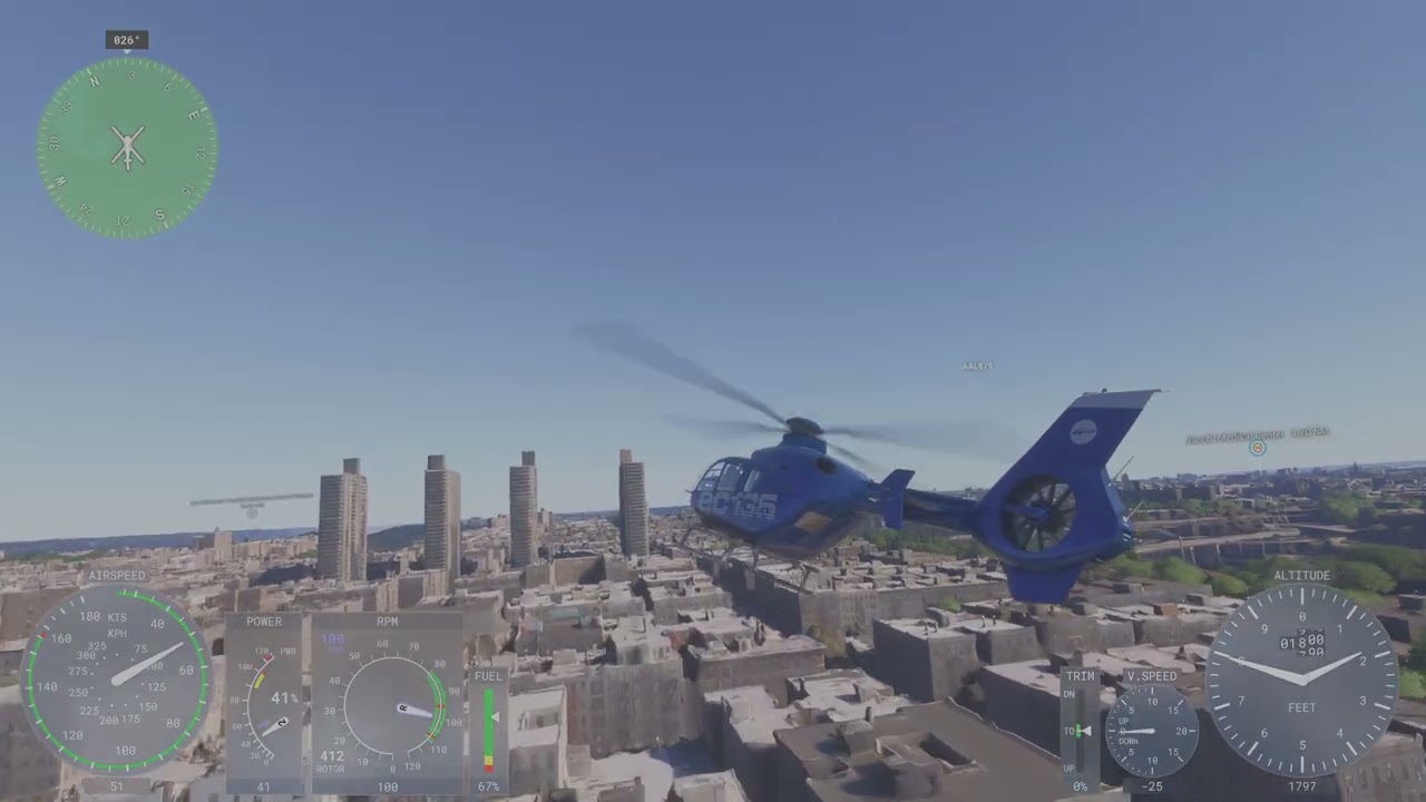 Microsoft Flight Simulator (Eurocopter EC-135 T1)