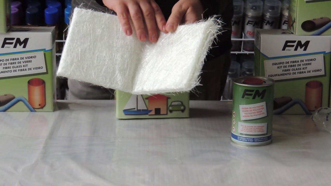 Unboxing Kit fibra de vidrio y resina de poliester de Productos FM