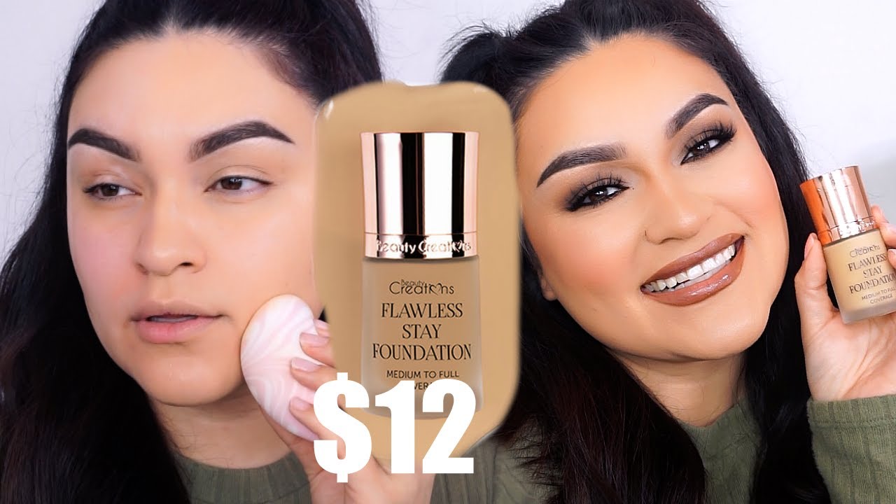 BEAUTY CREATIONS FLAWLESS STAY FOUNDATION REVIEW + WEAR TEST
