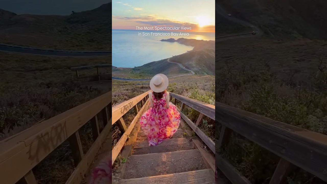 The Best Views in the World: Hawk Hill Marin Headlands in San Francisco Bay Area 🌉✨