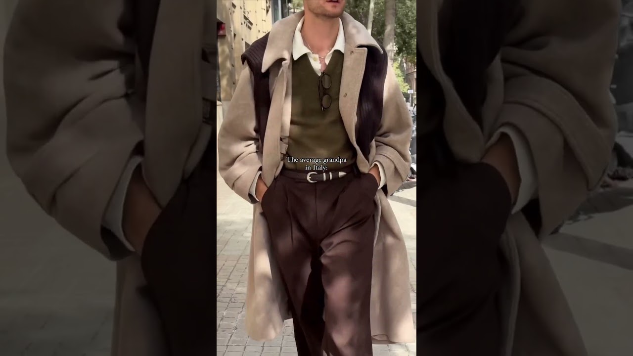 The Average Grandpa in Italy ⚜️ #oldmoney #oldmoneyaesthetic #menfashion #outfitideas #fashion