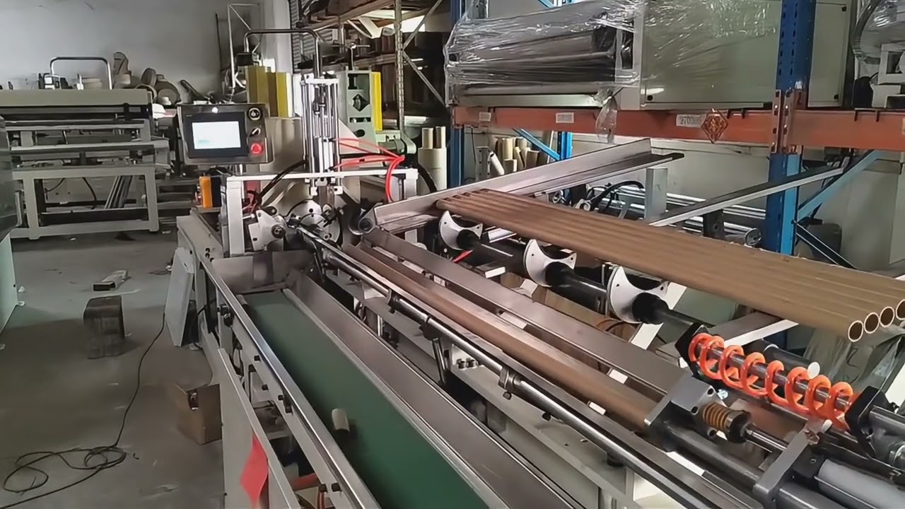 Máquina cortadora de tubos totalmente automática