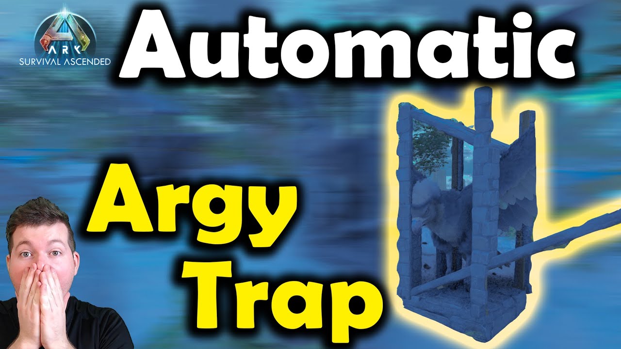 Easiest and Cheapest AUTOMATIC Argentavis Trap for New Players - Ark Survival Ascended - HOW TO!