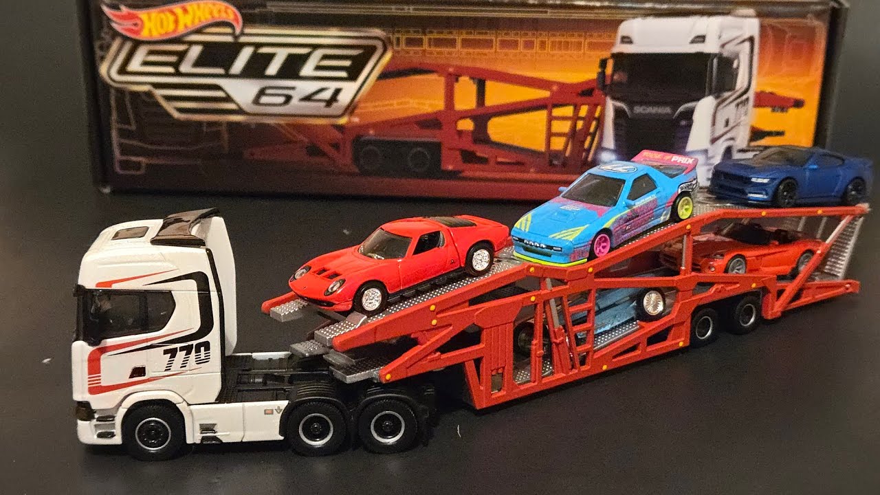 Opening Hot Wheels Elite 64 Scania 770 S