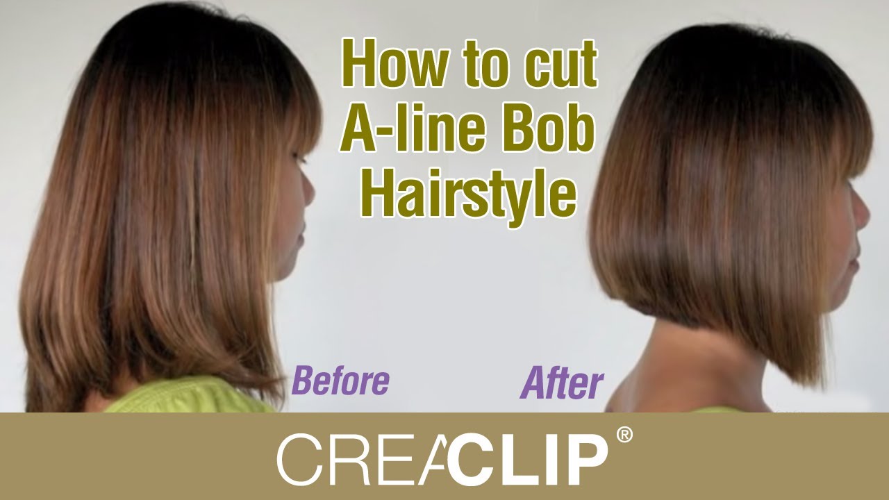 How to cut A-line Bob Hairstyle - Aline bob haircut!
