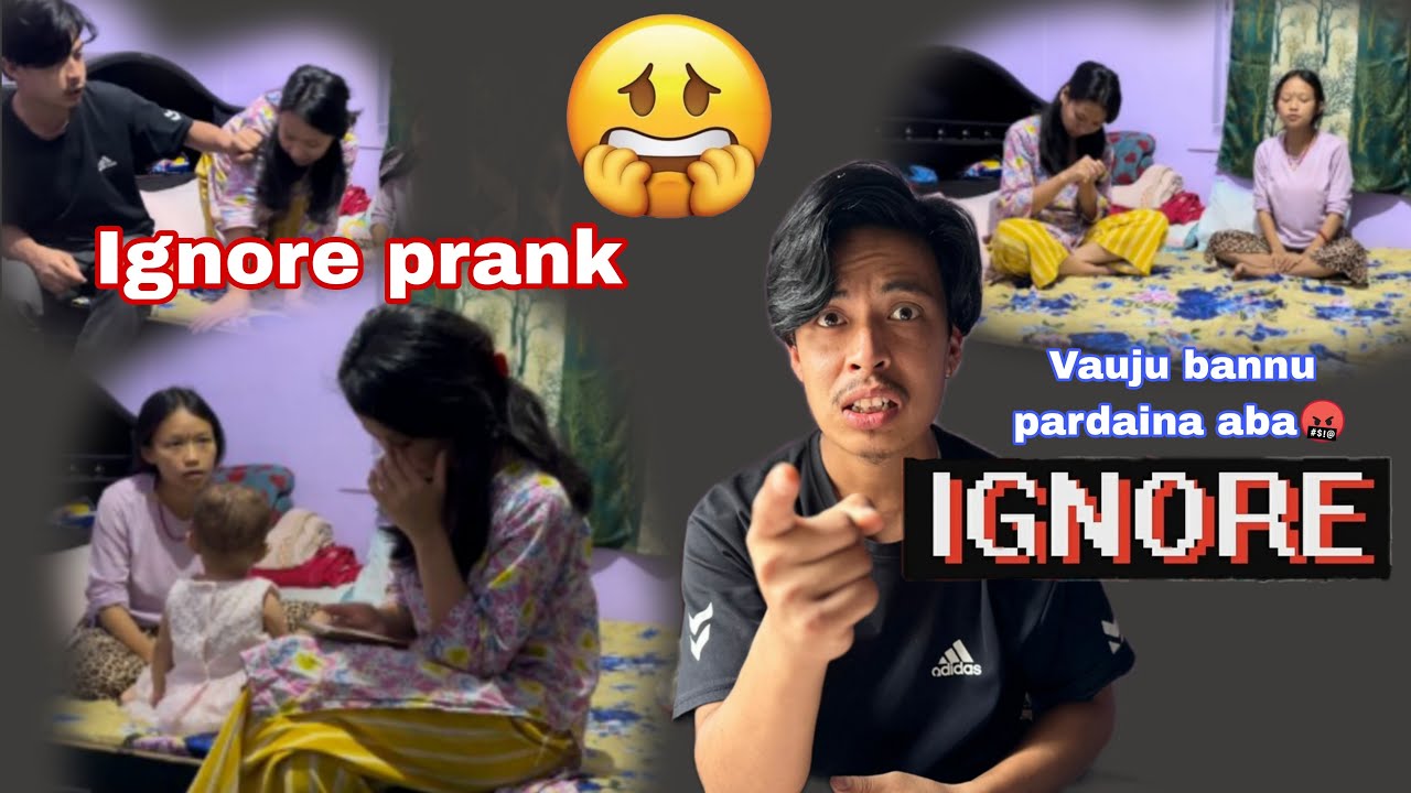 IGNORE PRANK ON MY SISTER🤬/socheko thiyana adi derai man dukhxa vanera😭sorry baini